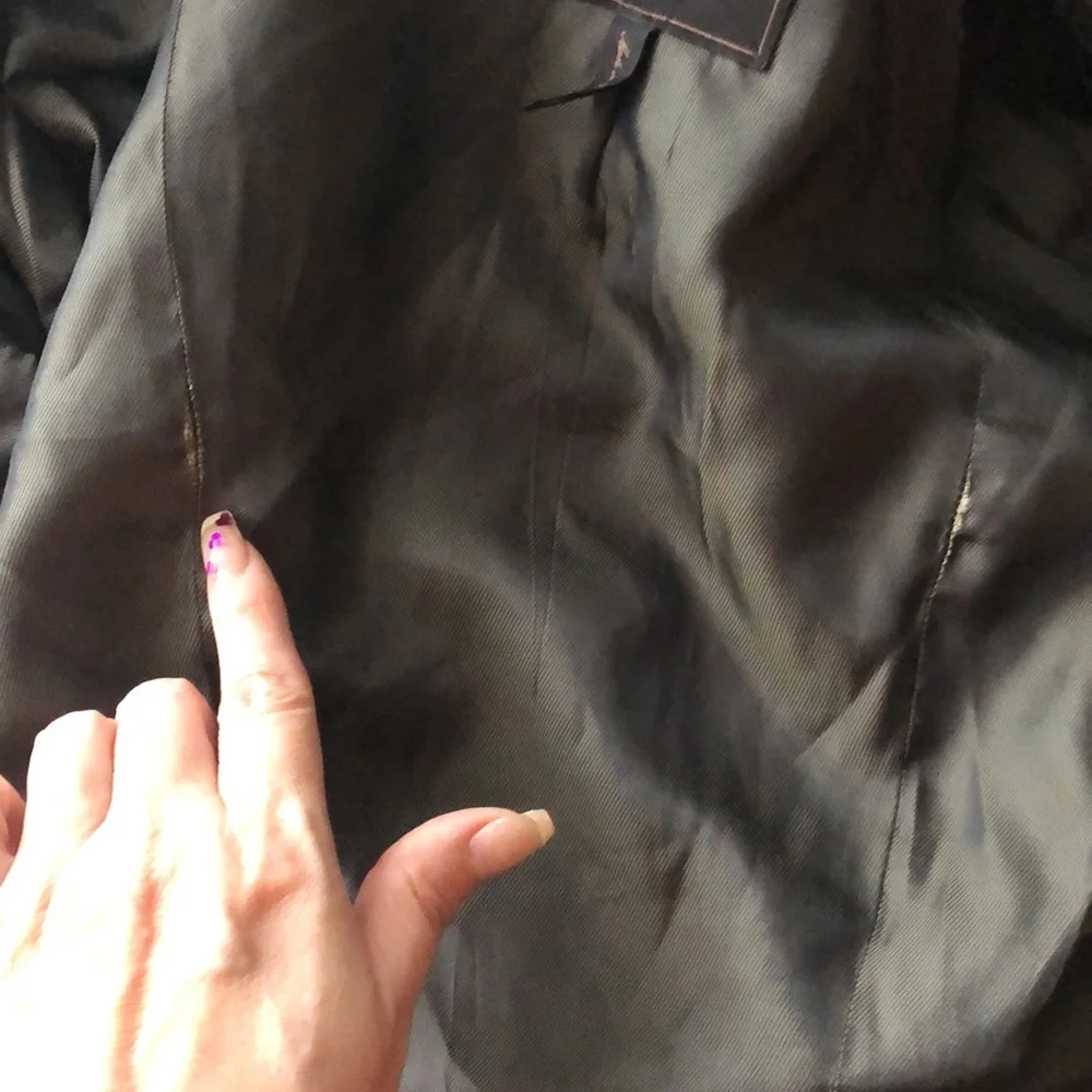 BCBG Maxazria Wool Cashmere Military Style Jacket - Picture 9 of 12